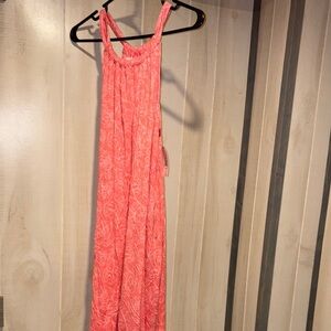 Time and Tru Coral Halter Dress